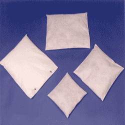 Oil absorbent pillows